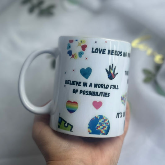 Autism awareness mug