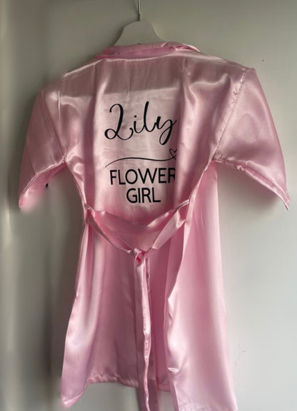 Kids robe ( pink )