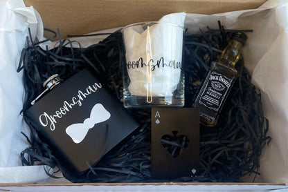 Gold Groomsmen Party Gift Box