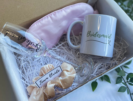 Bronze Bridal Party Gift box